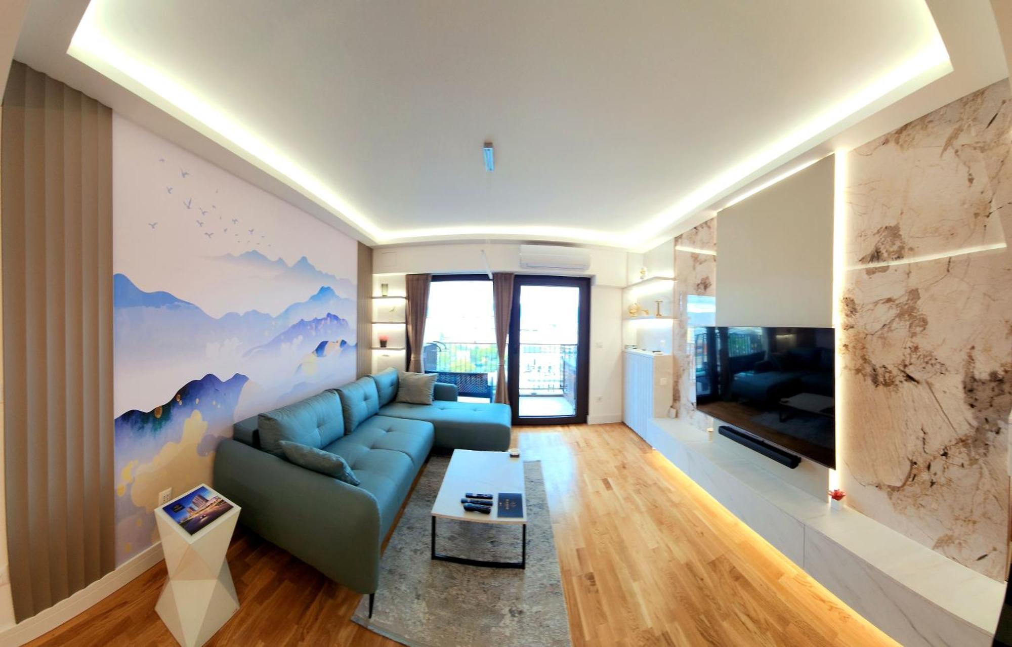 Diamond Residences 10Th Fl. Lux Apt. W/ City View Skopje Esterno foto