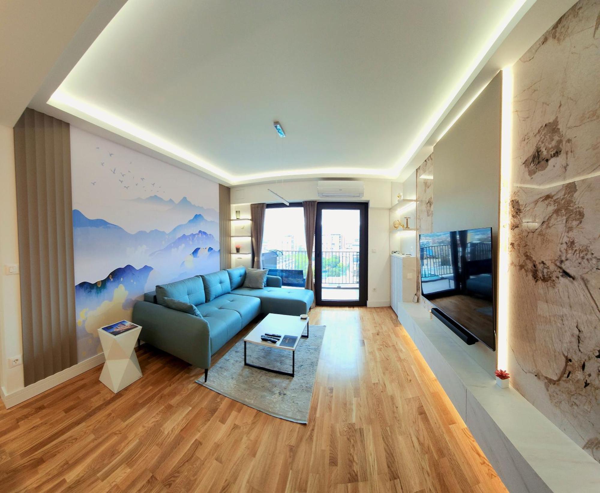 Diamond Residences 10Th Fl. Lux Apt. W/ City View Skopje Esterno foto