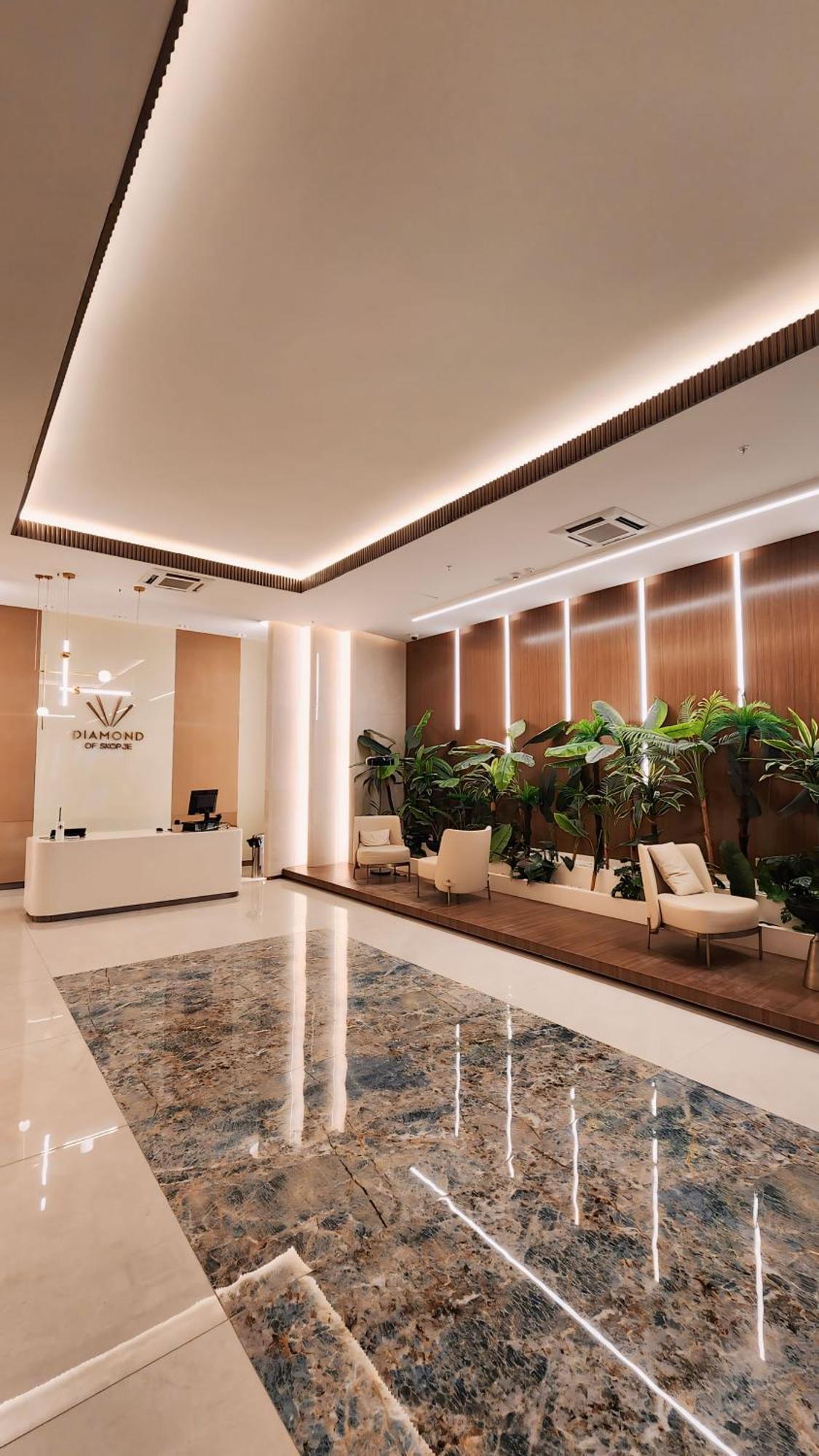 Diamond Residences 10Th Fl. Lux Apt. W/ City View Skopje Esterno foto