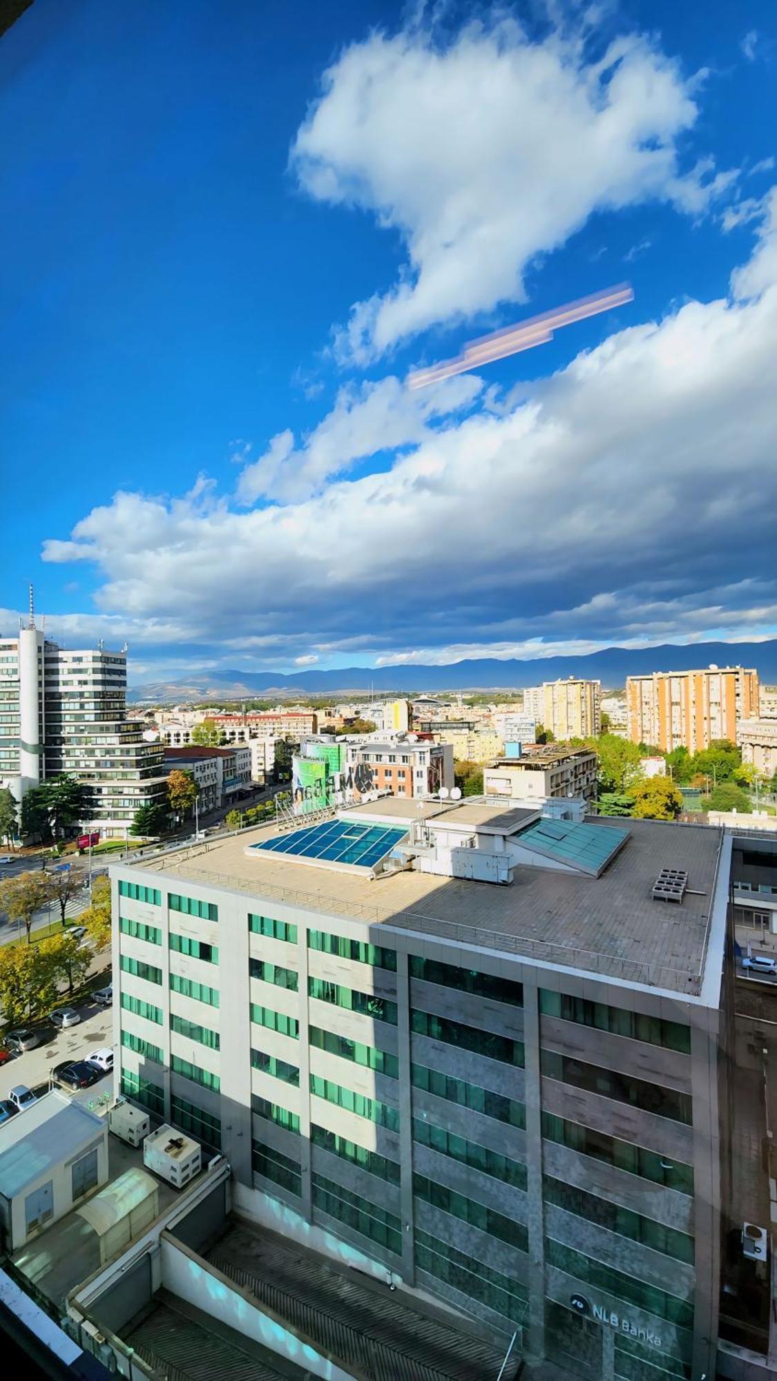 Diamond Residences 10Th Fl. Lux Apt. W/ City View Skopje Esterno foto
