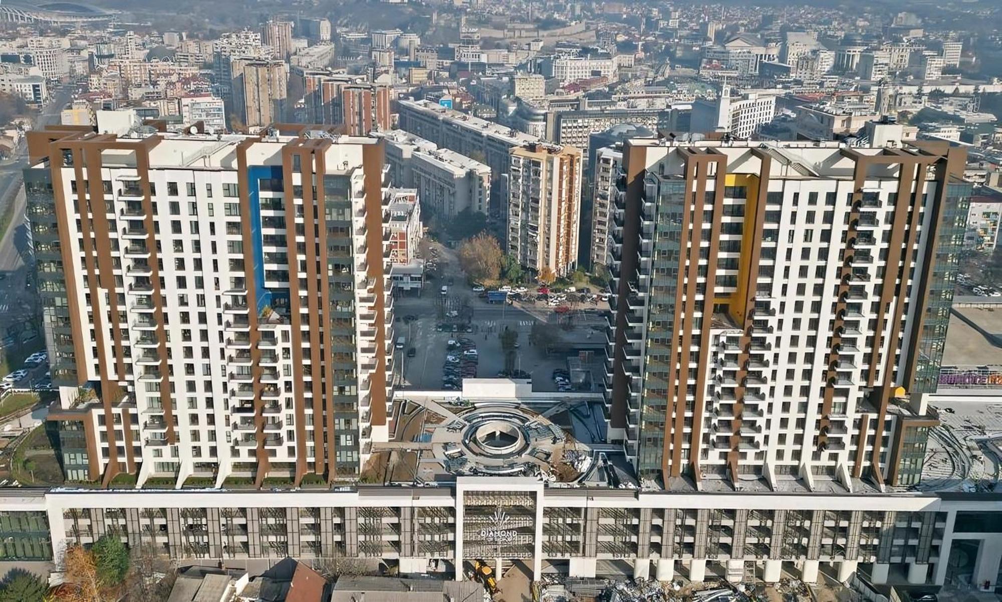 Diamond Residences 10Th Fl. Lux Apt. W/ City View Skopje Esterno foto