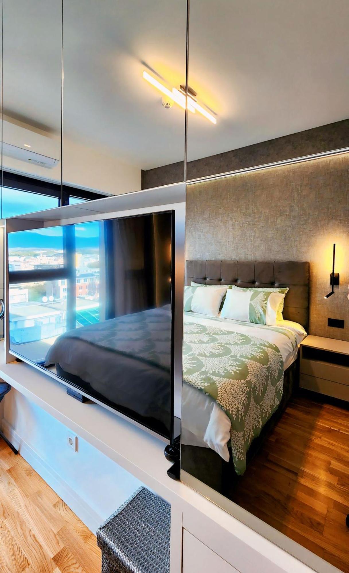 Diamond Residences 10Th Fl. Lux Apt. W/ City View Skopje Esterno foto