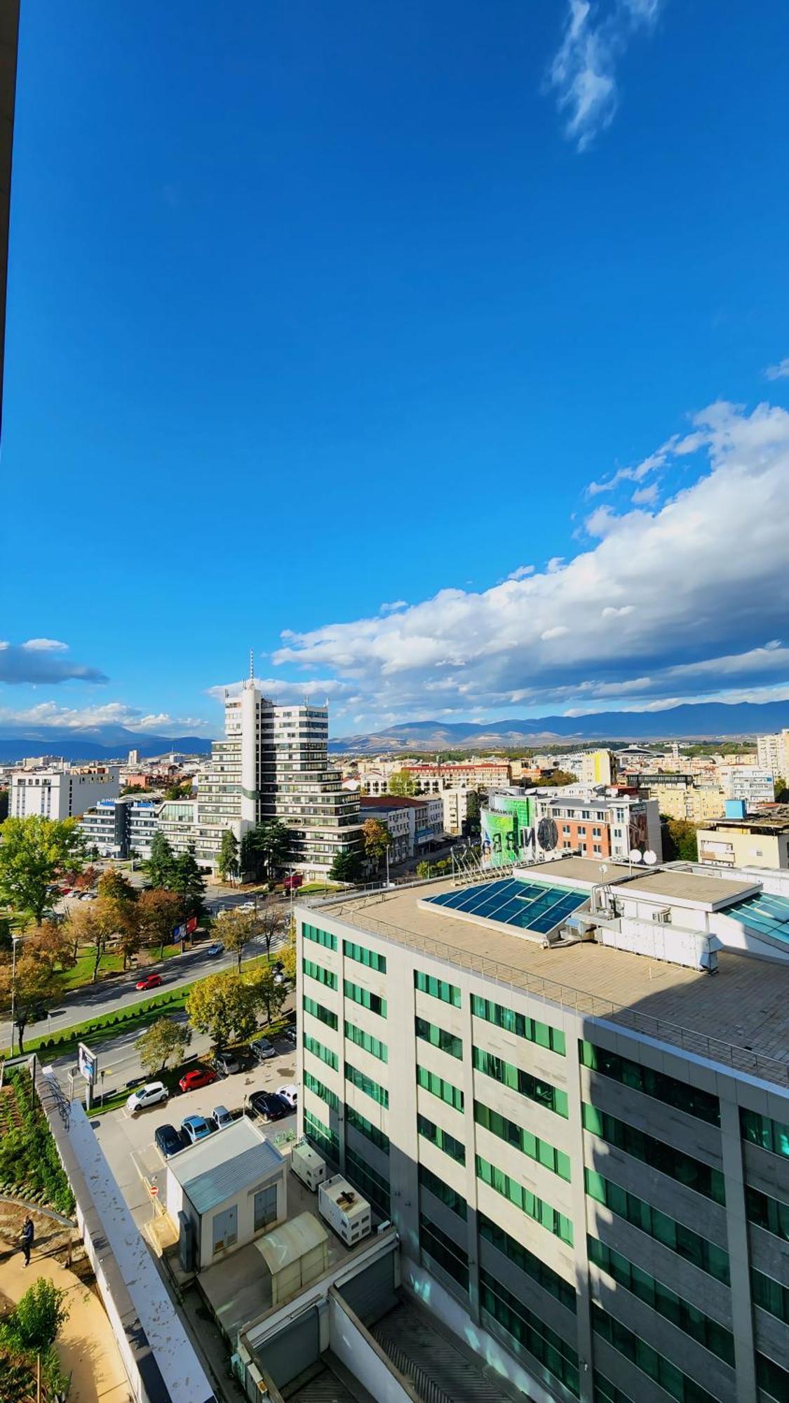 Diamond Residences 10Th Fl. Lux Apt. W/ City View Skopje Esterno foto