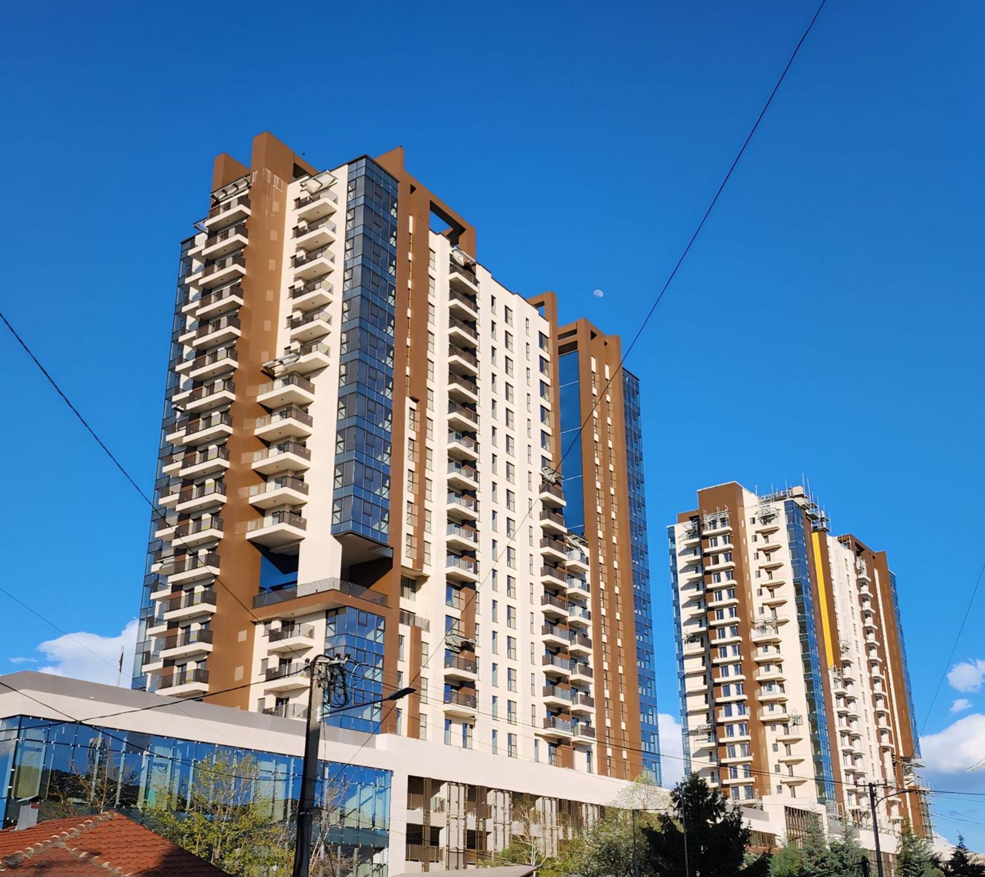 Diamond Residences 10Th Fl. Lux Apt. W/ City View Skopje Esterno foto